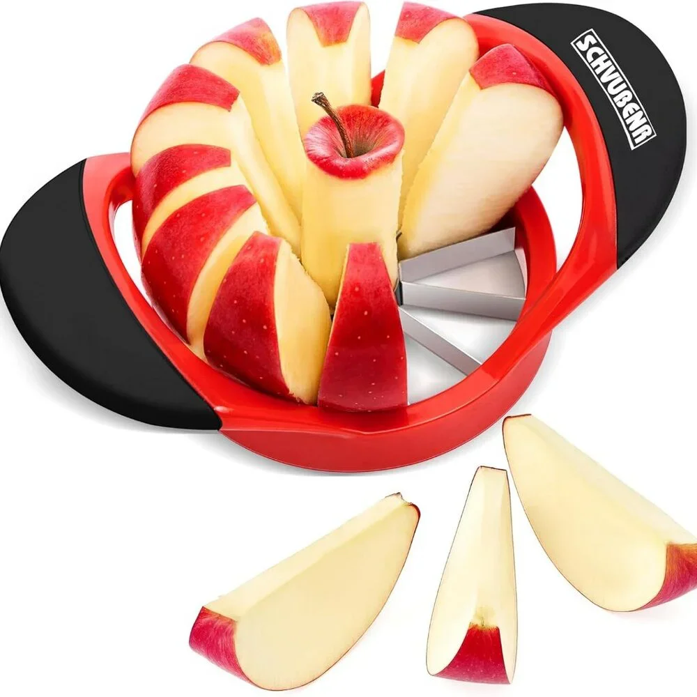 Apple Slicer with 12 Sharp Blades Potato‎ Apple Onion Cutter Stainless